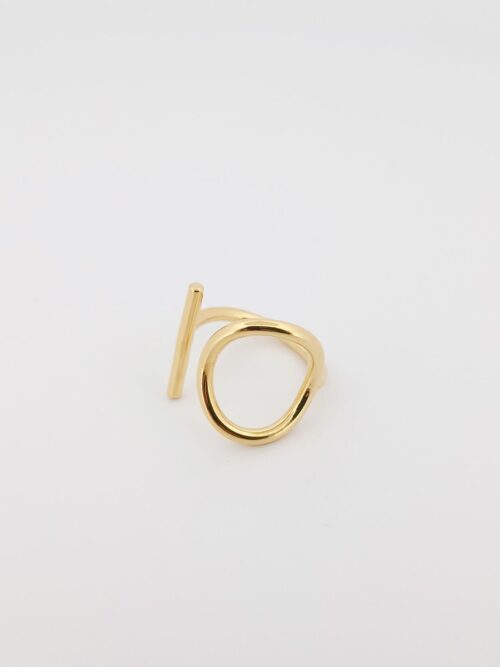 Bague plaquée or 3M- 161