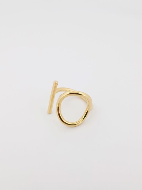 Bague plaquée or 3M- 161