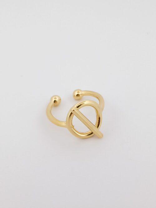Bague plaquée or 3M- 162
