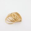 Bague plaquée or 3 microns - 164