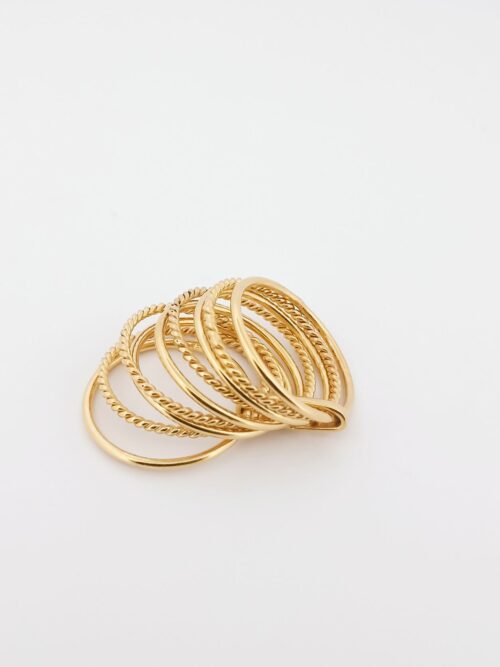 Bague plaquée or 3M- 164