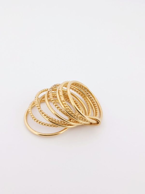 Bague plaquée or 3M- 164
