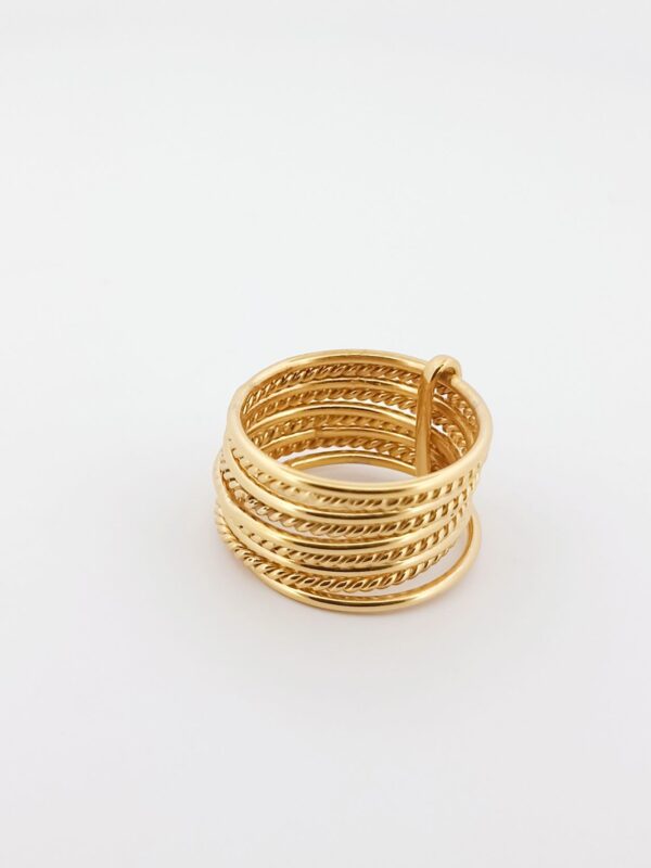 Bague plaquée or 3 microns - 164