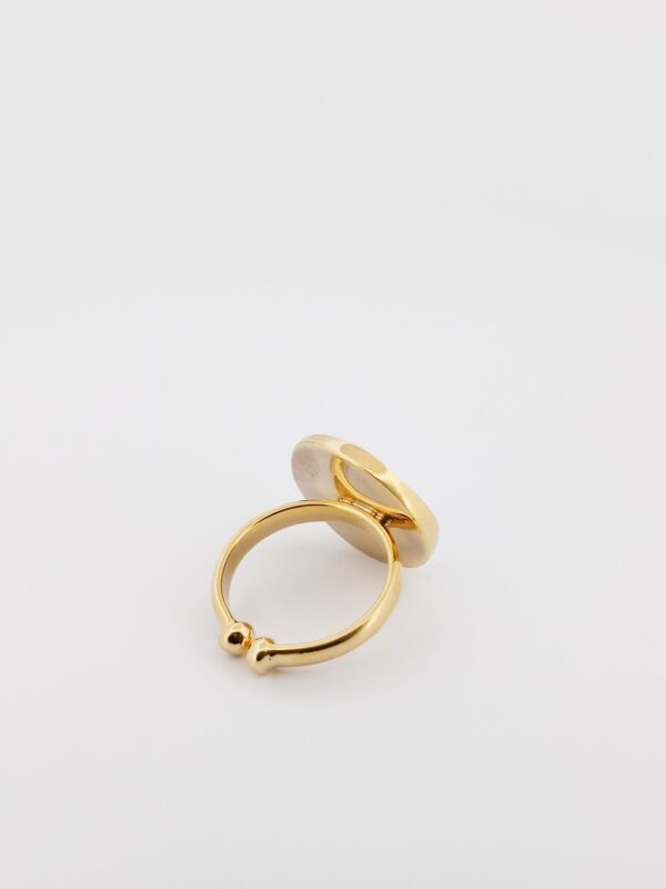 Bague plaquée or 3M- 166