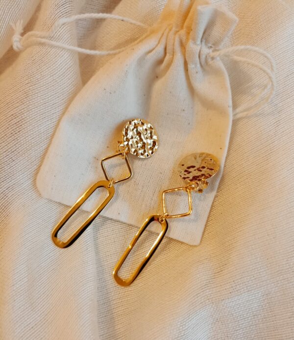 Boucles d'oreilles plaquées or 3 microns - 170
