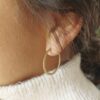 Boucles d'oreilles plaqué or 3 microns