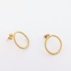 Boucles d'oreilles plaquées or 3M- 156