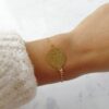 Bracelet plaqué or 3 microns