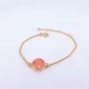 Bracelet plaqué or 3M-176 Corail