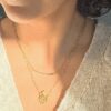 Collier plaqué or 3M - 198 – Image 2