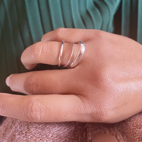 Bague argent 925/1000 - 67333 – Image 2