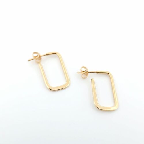 Boucles d’oreilles plaquées or 3M- 142